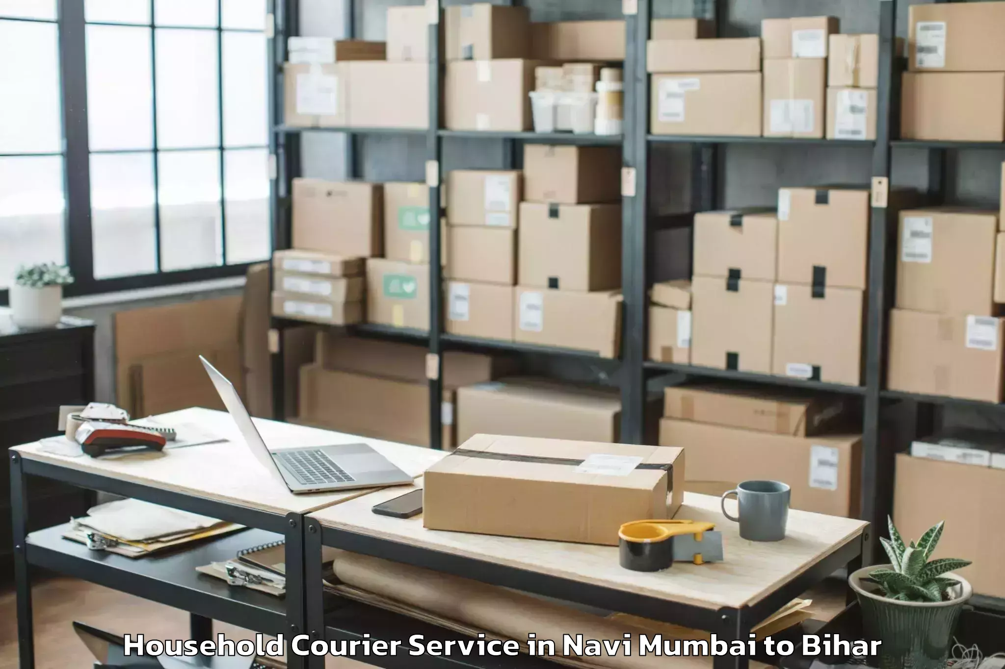 Expert Navi Mumbai to Mothihari Household Courier